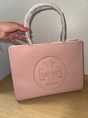 Tory Burch Ella Small Bio Tote Bag In Blush 145612-654-- NEW WITH TAGS